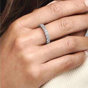 Pandora Silver Sparkling Ring